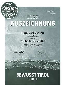 Bewusst Tirol Auszeichnung 2025